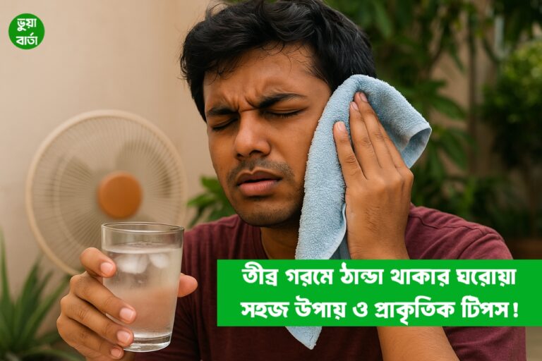 তীব্র গরমে ঠান্ডা থাকার ঘরোয়া উপায়!